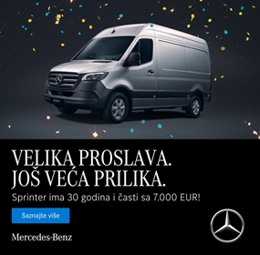 VELIKA PROSLAVA, VELIKA UŠTEDA! Sprinter ima 30 godina i časti sa 7.000 EUR! 